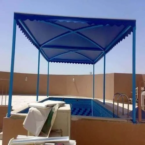 تركيب مظلات مسابح حديثة وقماش فخم بالرياض