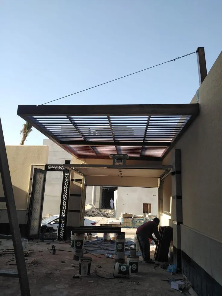 تركيب برجولات فلل – جلسات خارجية في الرياض من ظلال الرياض