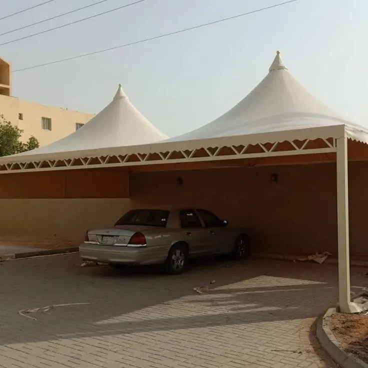 مظلات هرمية تركيب مظلات انواع متعددة بالرياض