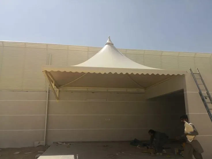 مظلات هرمية تركيب مظلات انواع متعددة بالرياض