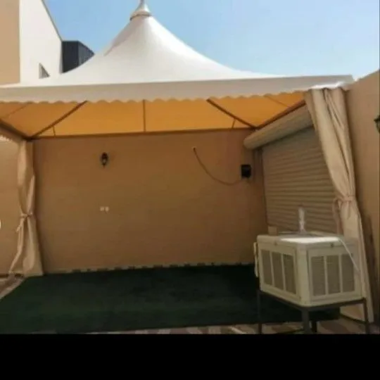 مظلات هرمية تركيب مظلات انواع متعددة بالرياض