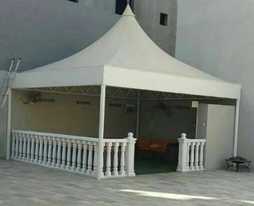 حداد عمل مظلات مخروطية هرمية الرياض