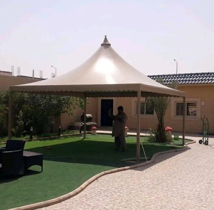 حداد عمل مظلات مخروطية هرمية الرياض