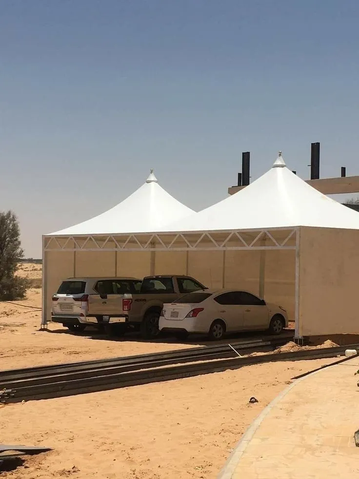 تركيب مظلات سيارات هرمية بأفضل الأسعار الرياض