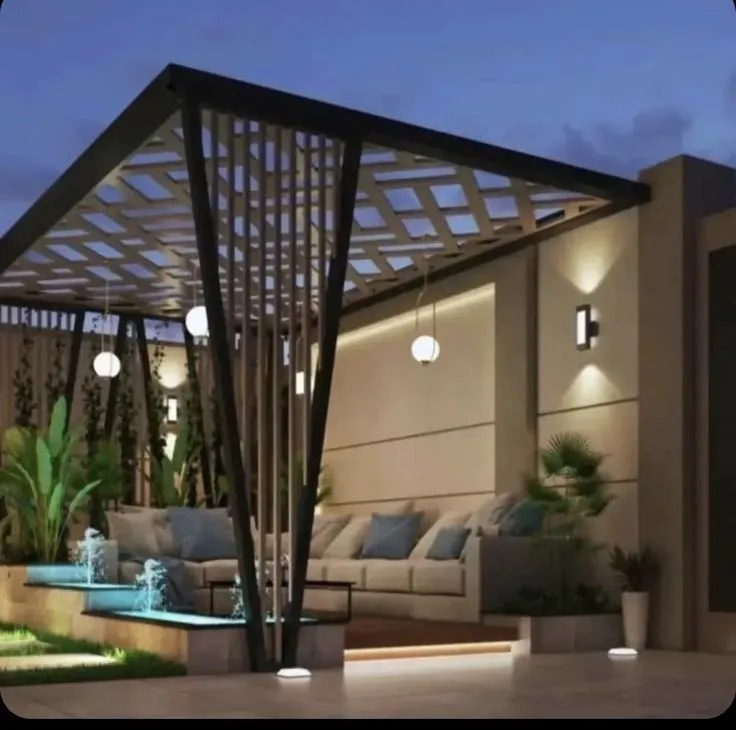 حداد تصليح جلسات مع برجولات احواش الرياض