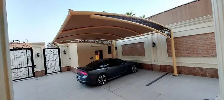 مظلات خارجية للسيارات والحدائق بجودة عالية في الرياض