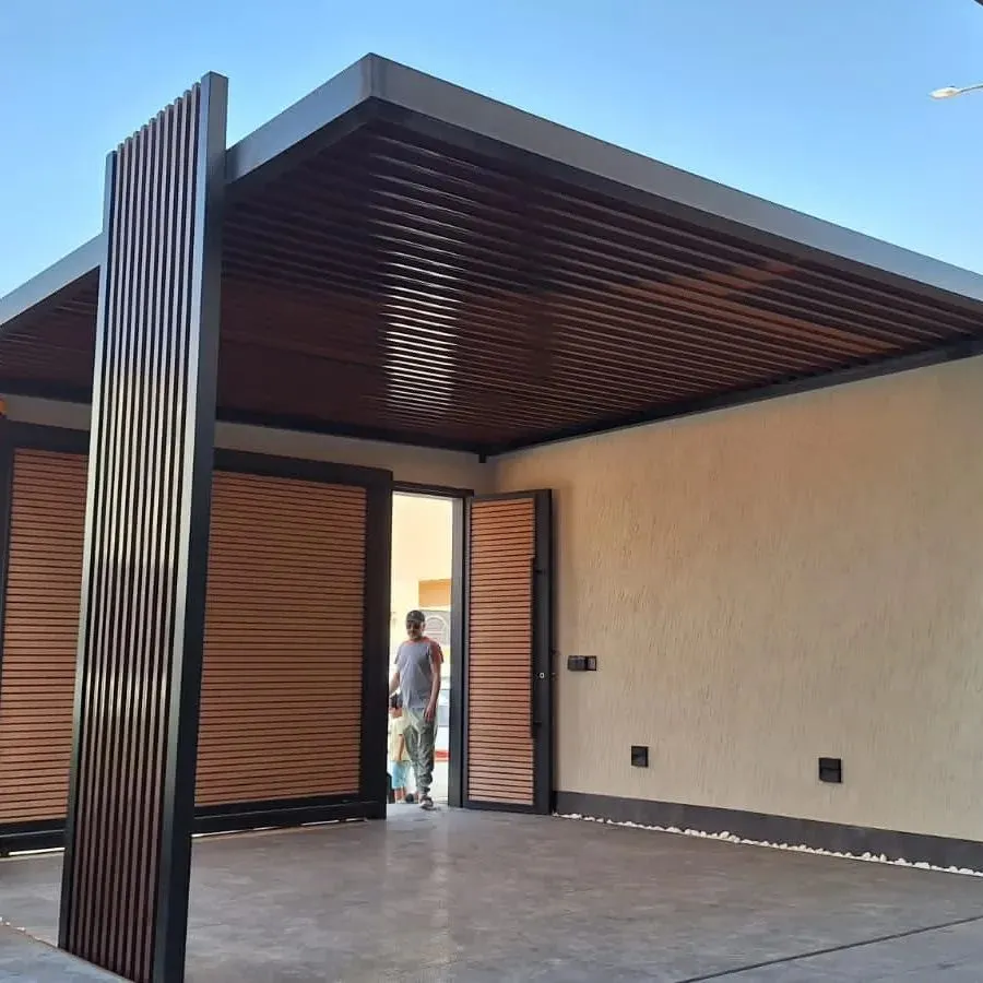 مظلات بوابات خارجية للمنازل بتصميم حديث في الرياض