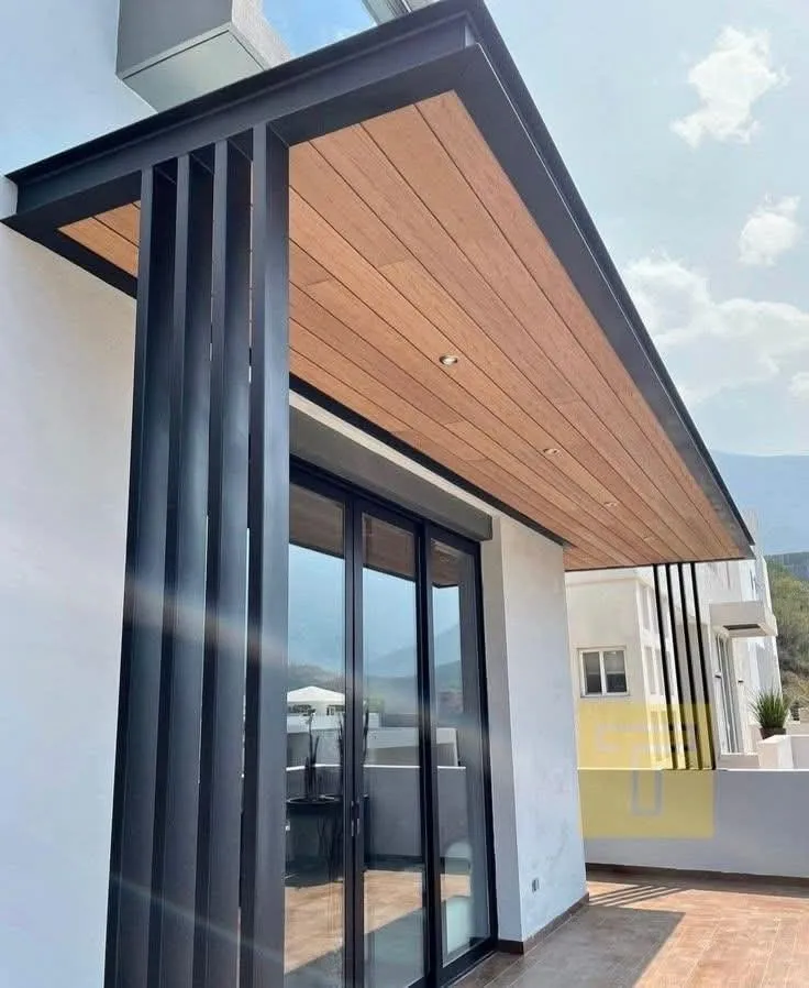 مظلات بوابات خارجية للمنازل بتصميم حديث في الرياض