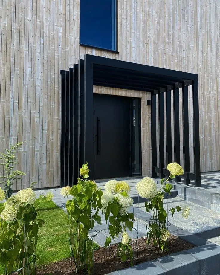 مظلات بوابات خارجية للمنازل بتصميم حديث في الرياض