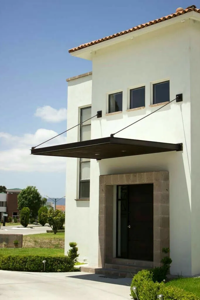 مظلات بوابات خارجية للمنازل بتصميم حديث في الرياض