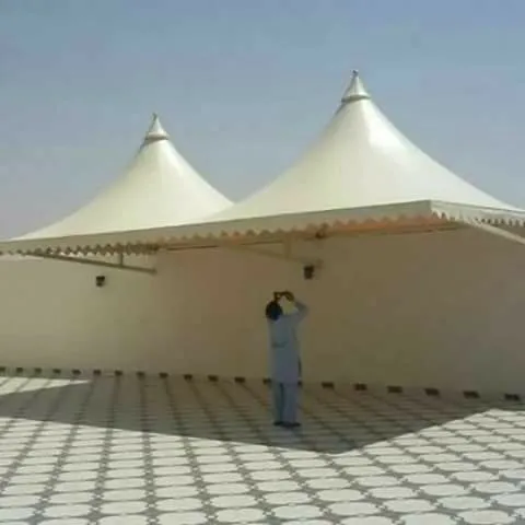 أفضل مظلات هرمية للمواقف والحدائق بالرياض متانة دائمة
