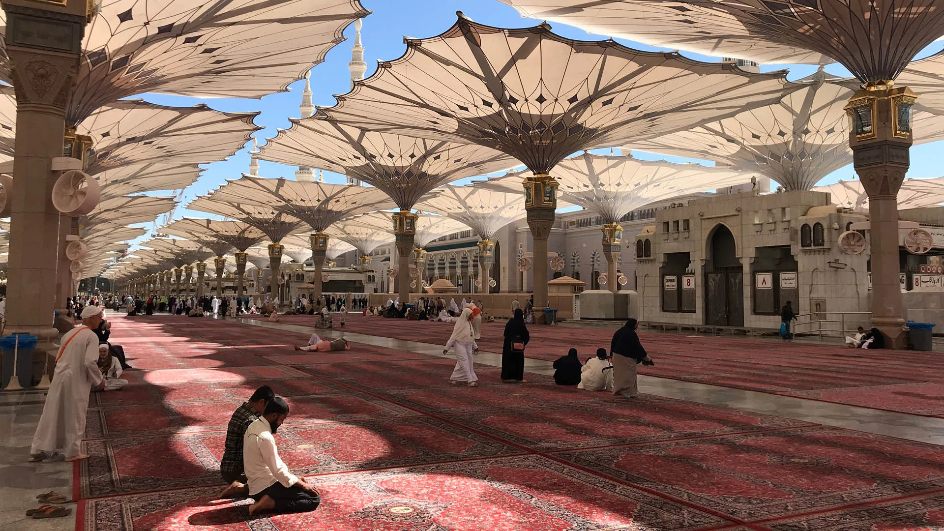 مظلات مدارس ومساجد بالرياض تركيب احترافي وتصاميم متينة