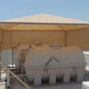 مظلات خزانات بالرياض 2025 – حماية مثالية من حرارة الشمس