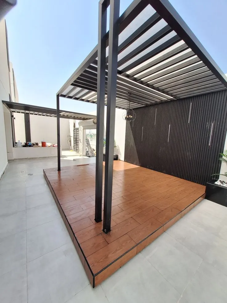 تركيب برجولات فلل – جلسات خارجية في الرياض من ظلال الرياض