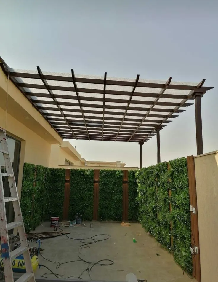 تركيب برجولات فلل – جلسات خارجية في الرياض من ظلال الرياض