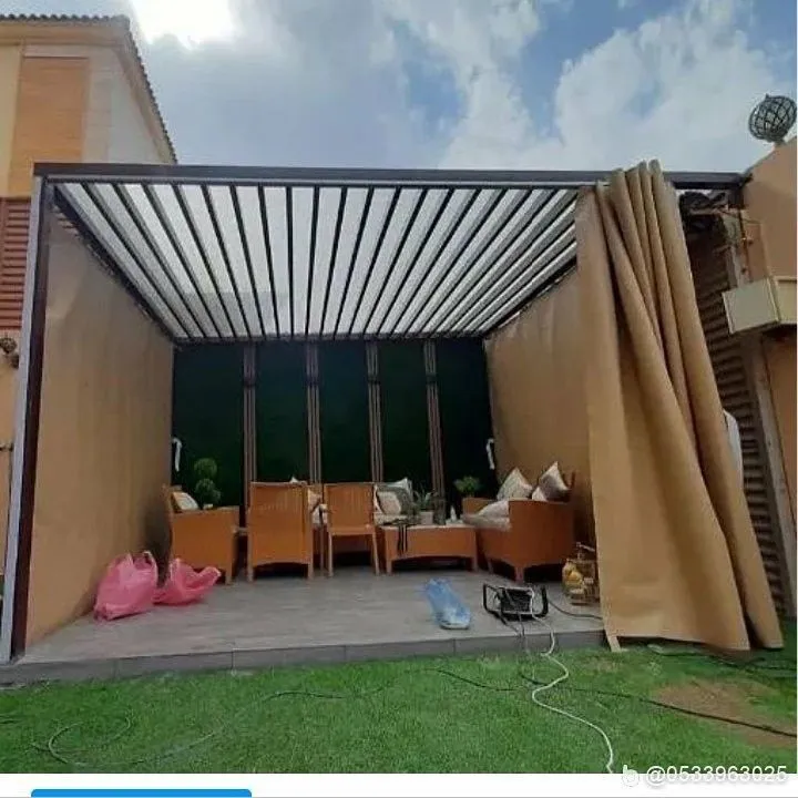 تركيب برجولات فلل – جلسات خارجية في الرياض من ظلال الرياض