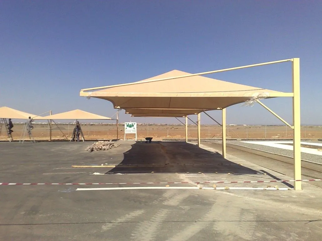 مظلات هرمية للمواقف بالرياض – تركيب سريع 0535067109