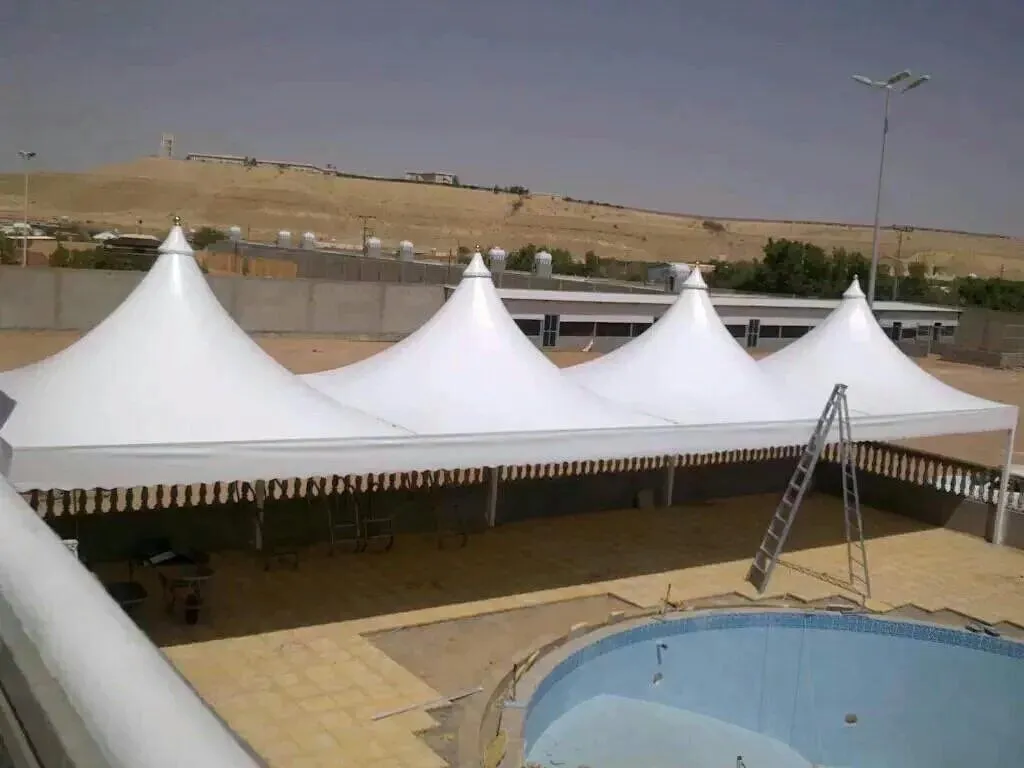 مظلات هرمية للمواقف بالرياض – تركيب سريع 0535067109