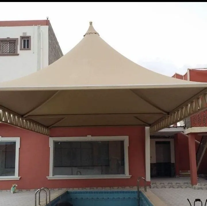 مظلات هرمية للمواقف بالرياض – تركيب سريع 0535067109