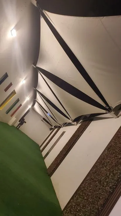 مظلات شد إنشائي لمداخل المنازل والفلل في حي الياسمين