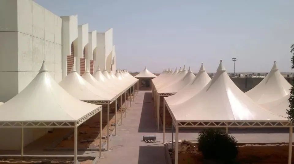 مظلات ساحات مدارس 2025 – أحدث الخامات والتصاميم