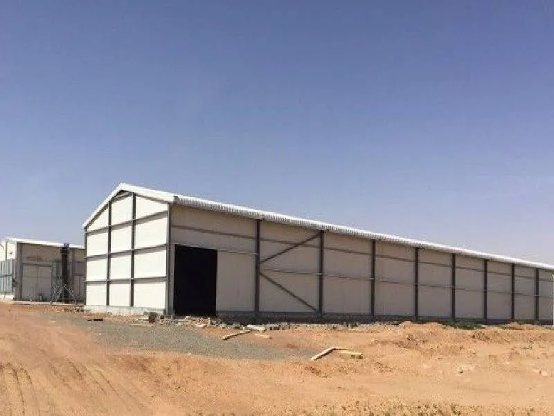 أسعار الهناجر والمستودعات الحديدية وسندوتش بانل في اليرموك