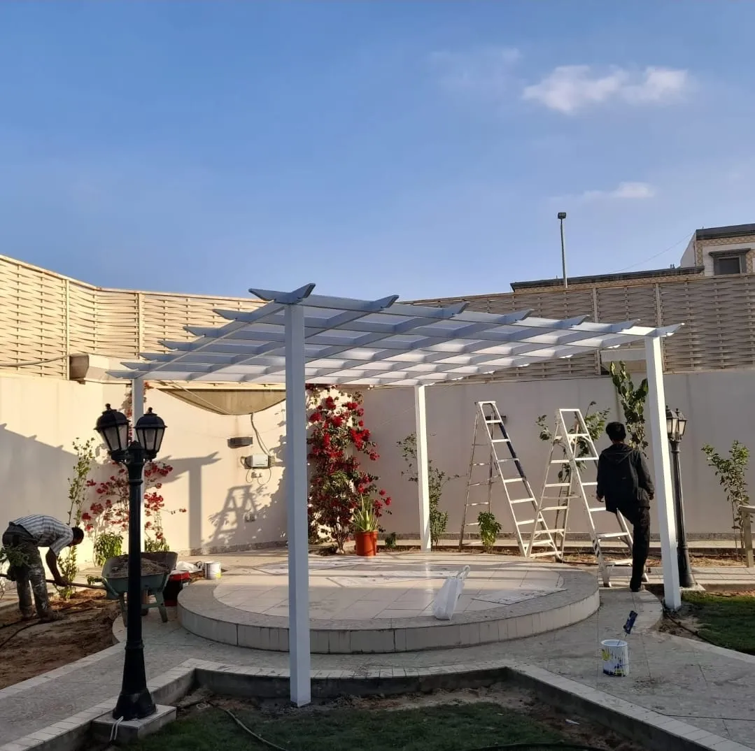 جلسات شتويه وبرجولات واحواض كلاسيكيه في الرياض