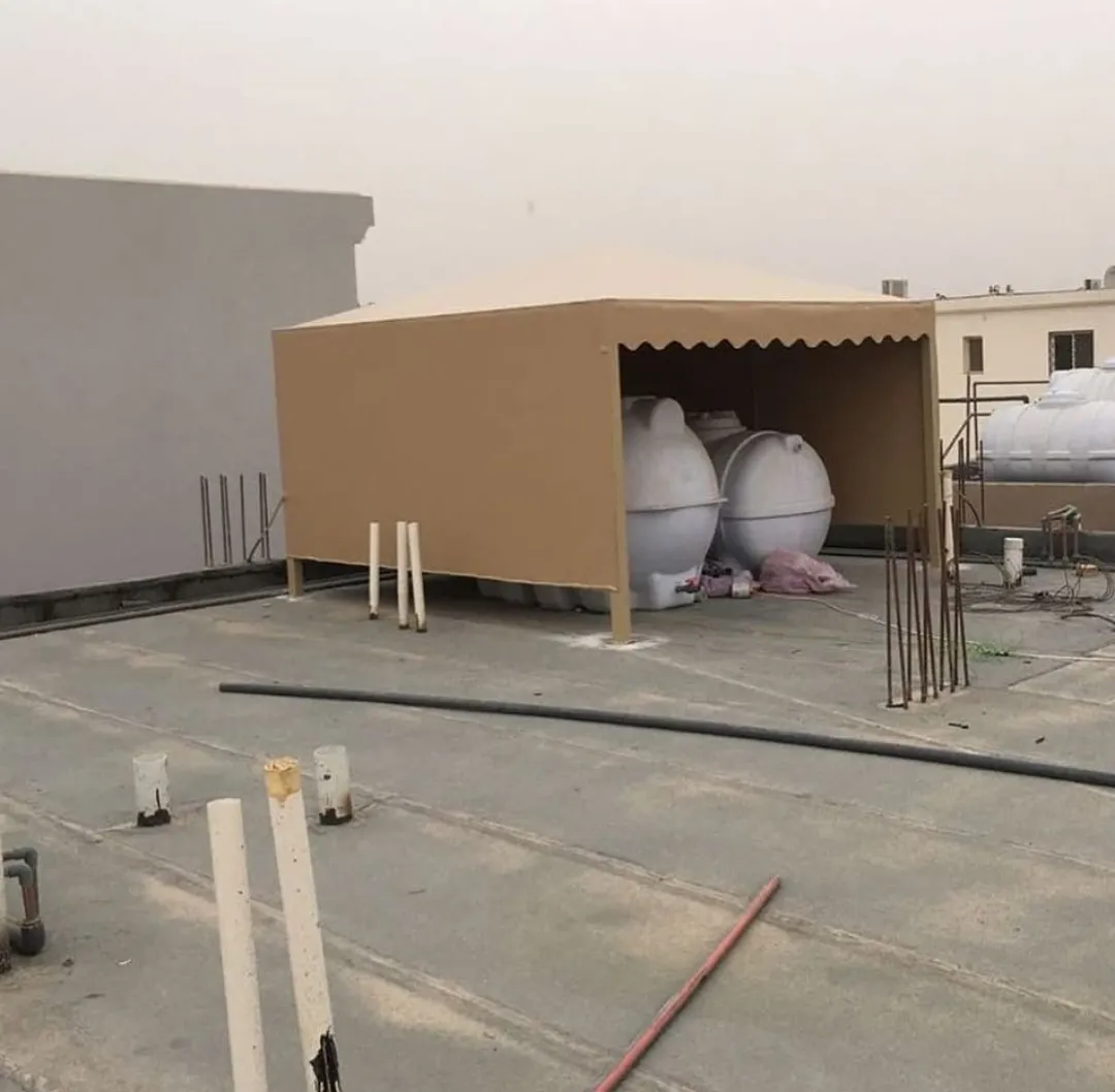 مظلات خزانات مظلات سخانات مظلات مكيفات مظلات السطح بالرياض