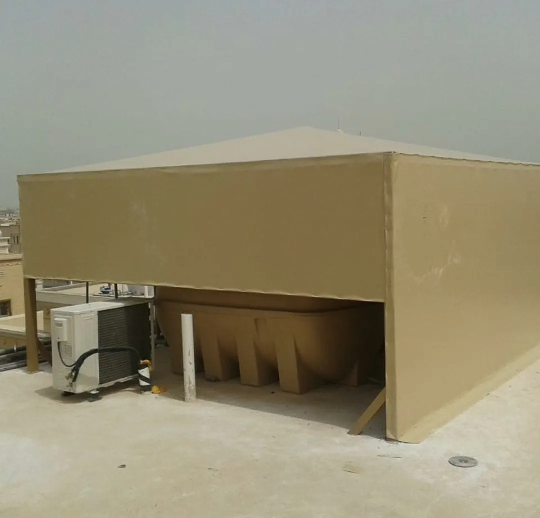 مظلات خزانات مظلات سخانات مظلات مكيفات مظلات السطح بالرياض