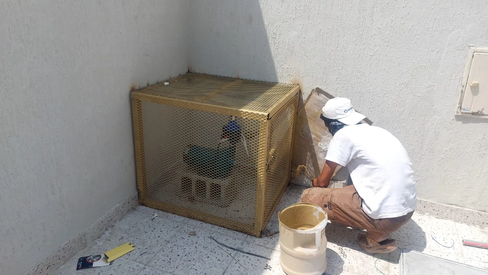 مظلات خزانات مظلات سخانات مظلات مكيفات مظلات السطح بالرياض