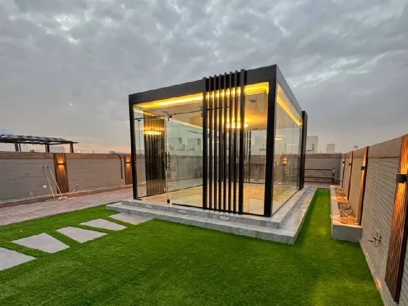 غرف إضافية خارجية وملاحق للاستراحة (أو للضيافة) بالرياض 