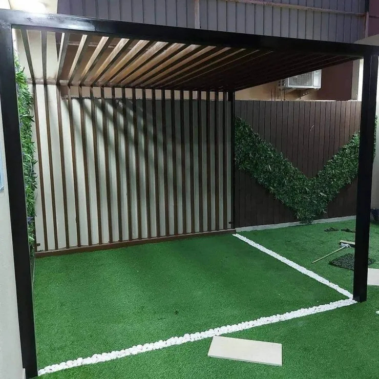 مظلات وسواتر بالرياض لاحواش الفلل ومنازل بالفخامة والحماية