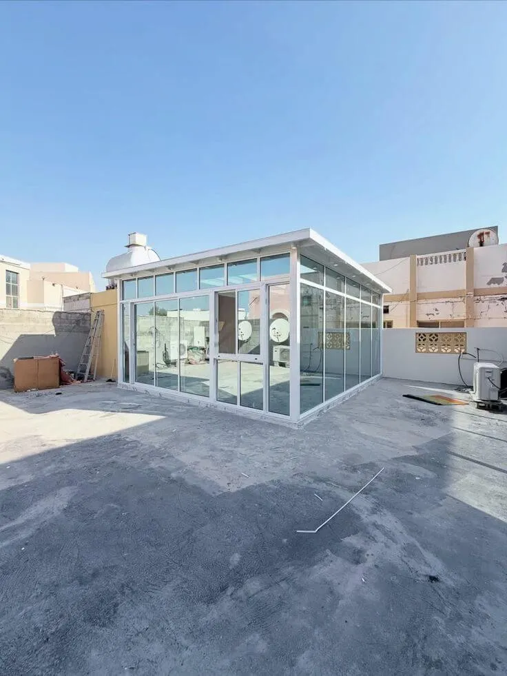 ملاحق خارجية| تركيب ملاحق ساندوتش بانل | ملاحق زجاجية فخمة  