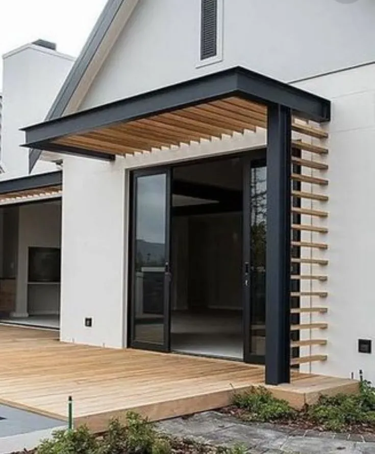 حداد مظلات مداخل فلل في الرياض وشماله: تصاميم مودرن 