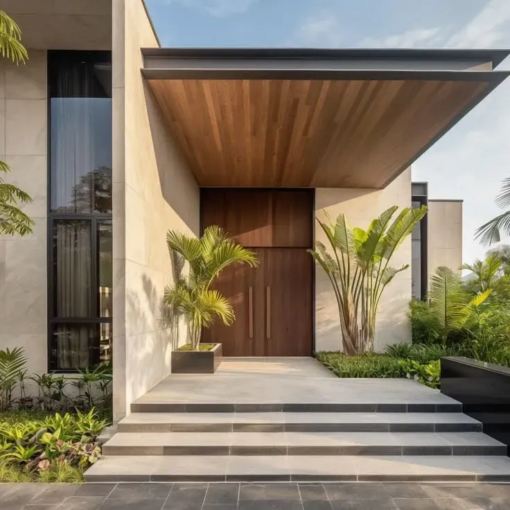 حداد مظلات مداخل فلل في الرياض وشماله: تصاميم مودرن 