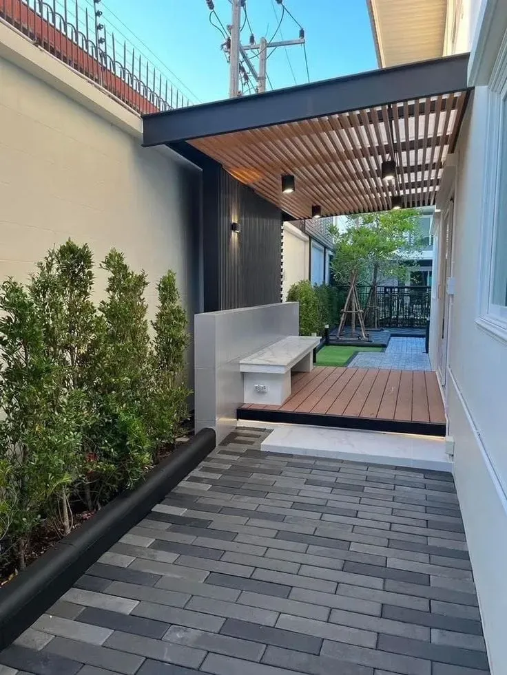 حداد مظلات مداخل فلل في الرياض وشماله: تصاميم مودرن 