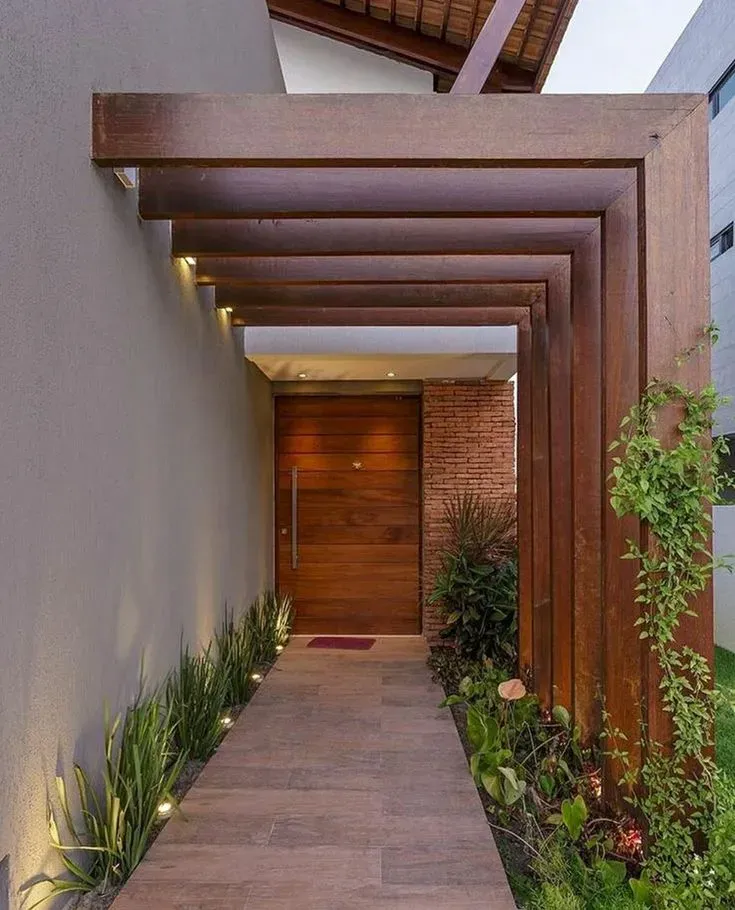 حداد مظلات مداخل فلل في الرياض وشماله: تصاميم مودرن 