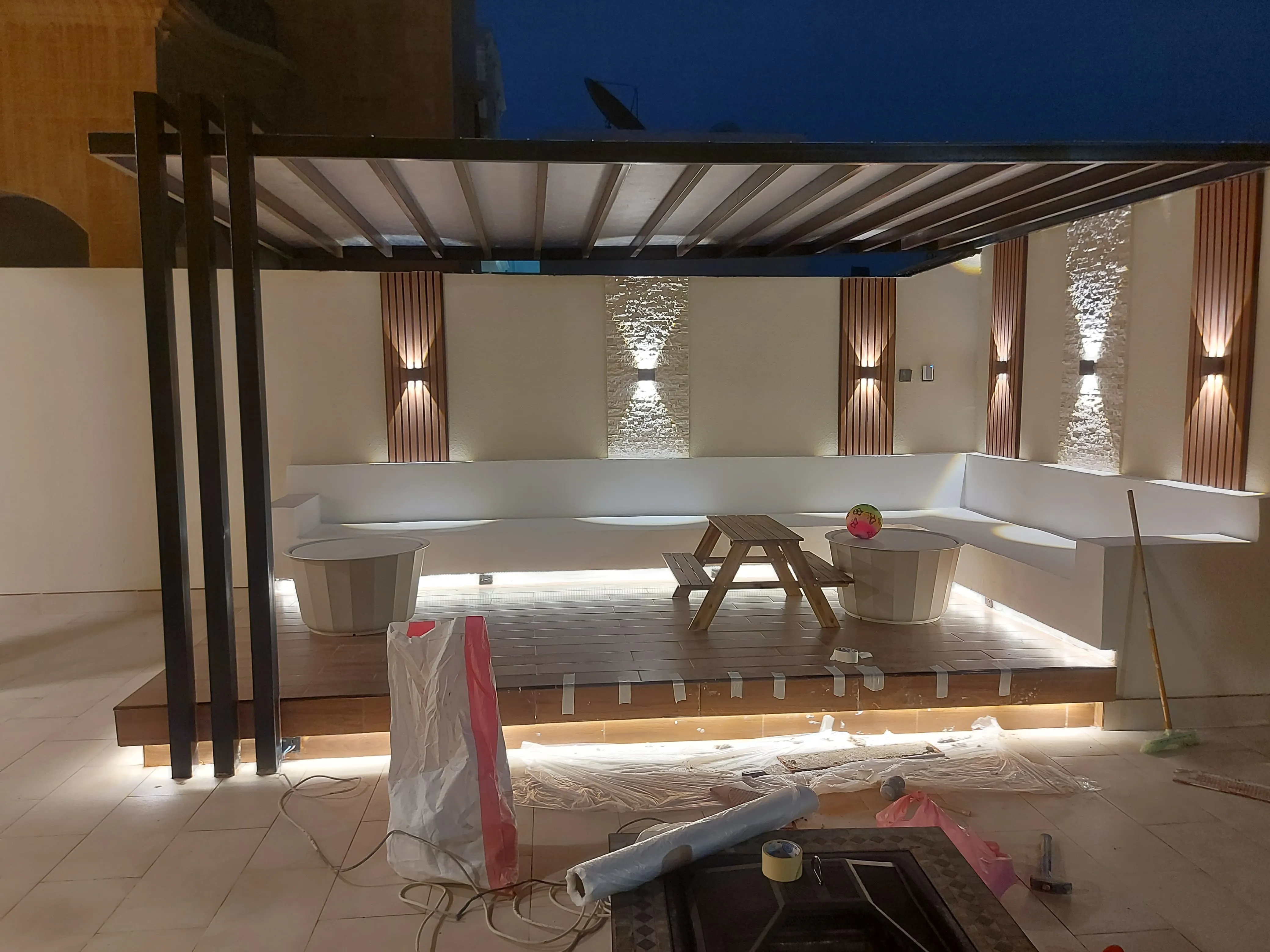 مظلات حدائق للمنزل في شمال الرياض وصور مظلات حدائق خارجية 