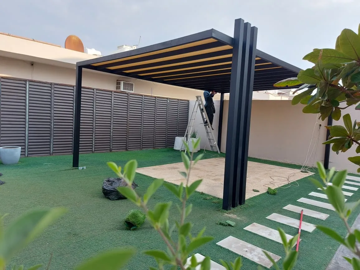 مظلات حدائق للمنزل في شمال الرياض وصور مظلات حدائق خارجية 