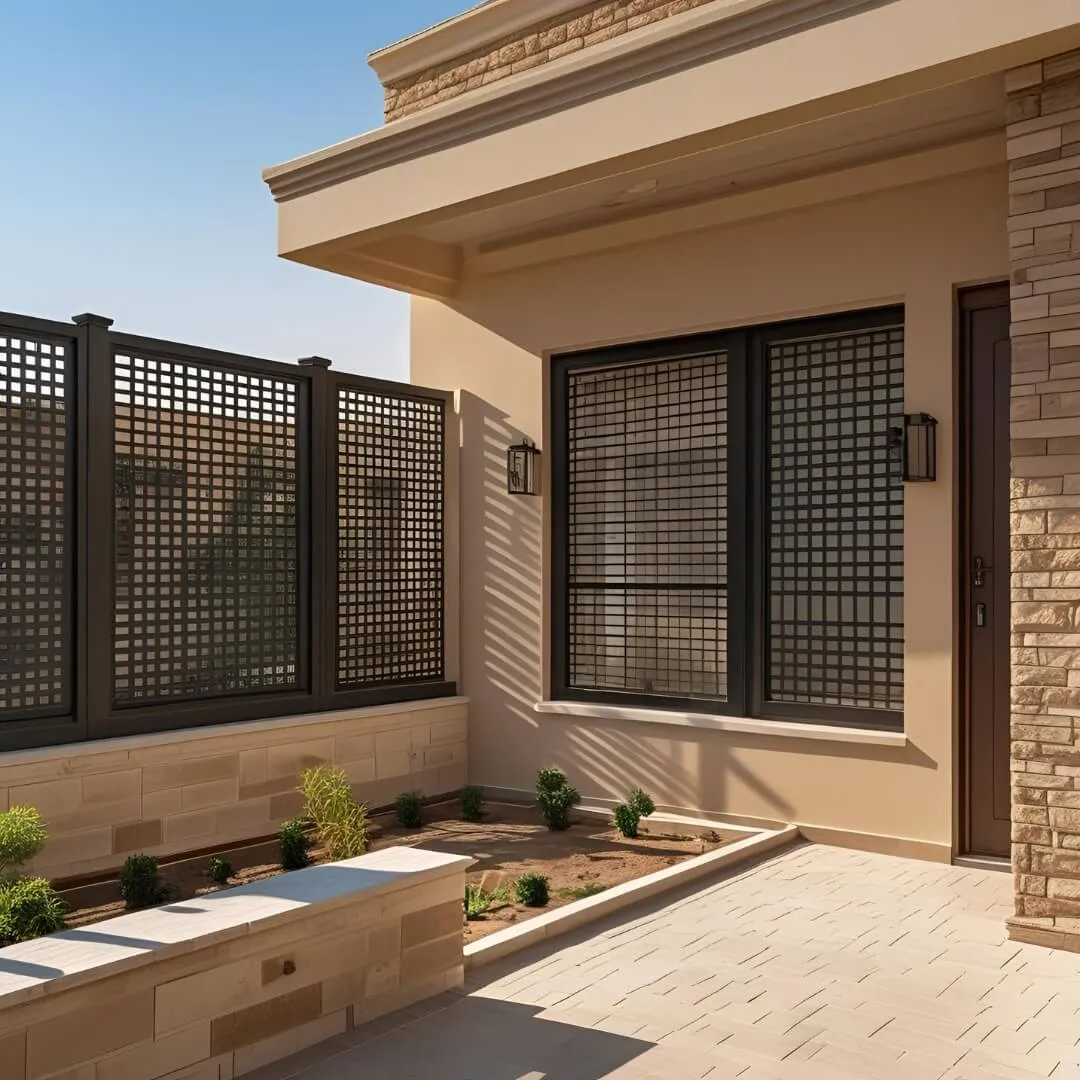 أنواع سواتر أحواش المنازل بحي الرمال| دليل الأسعار والتركيب