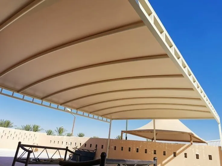 أفضل أنواع مظلات أحواش ومواقف سيارات في حي النخيل بالرياض 