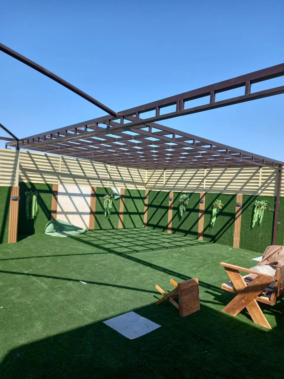 مظلات أحواش وجلسات خارجية في الرياض:بأفضل الأنواع والأسعار