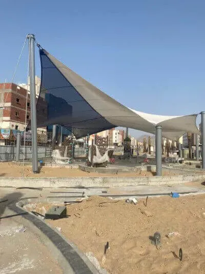 أفضل أنواع قماش مظلات خارجية ومظلات شراع في حي حطين والصحافة