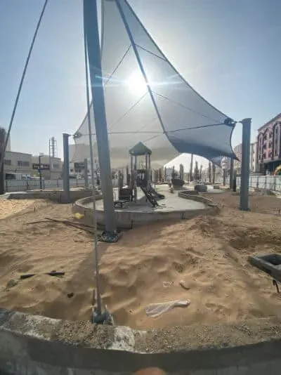 أفضل أنواع قماش مظلات خارجية ومظلات شراع في حي حطين والصحافة