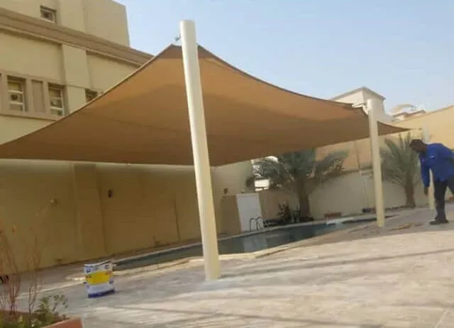 أفضل أنواع قماش مظلات خارجية ومظلات شراع في حي حطين والصحافة