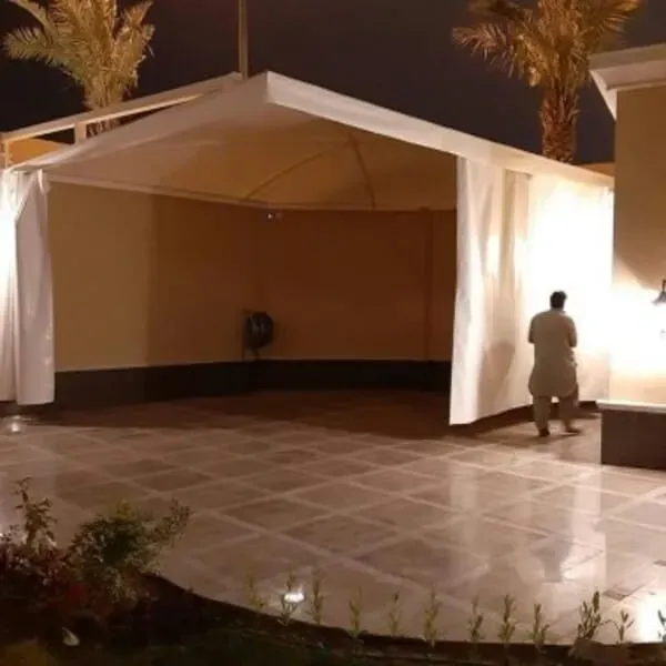 أفضل أنواع قماش مظلات خارجية ومظلات شراع في حي حطين والصحافة