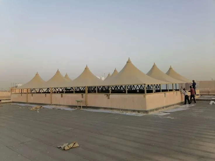 مظلات هرمية حي لبن أفضل مواصفات المظلات الهرمية جميع انواعها