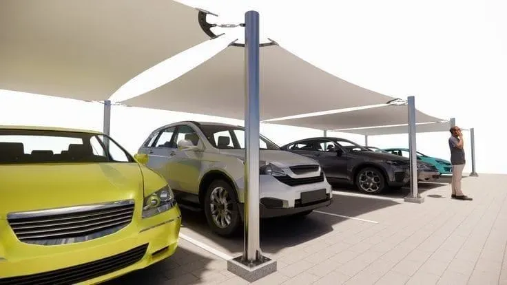 تركيب مظلات شد إنشائي للسيارات: دليلك الشامل لأفضل التصاميم 