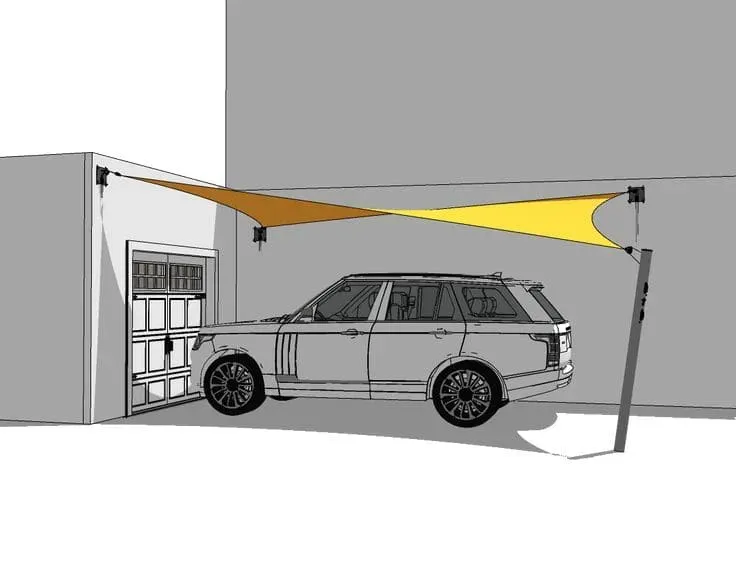 تركيب مظلات شد إنشائي للسيارات: دليلك الشامل لأفضل التصاميم 