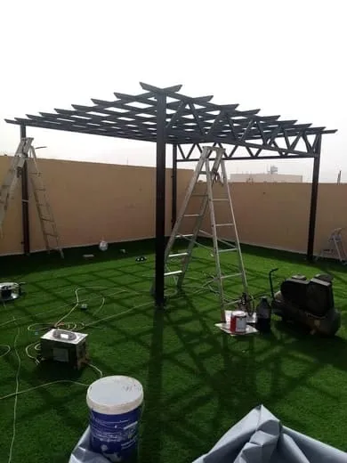 أفضل مؤسسة تركيب مظلات وبرجولات حديد في شمال الرياض